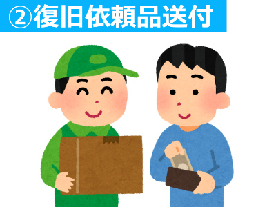 復旧依頼品送付